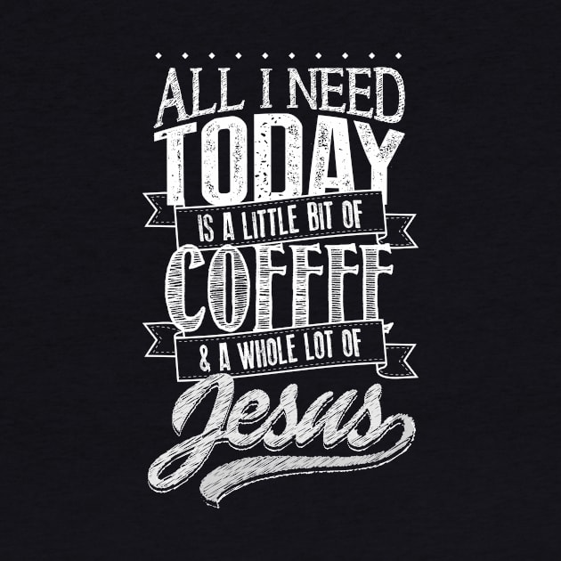 Jesus and Coffee Christian Tshirt by ShirtHappens